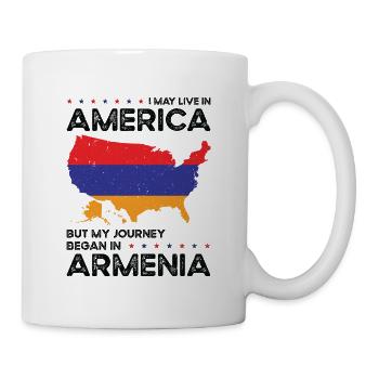 Born Armenian Armenia American USA Citizenship - Mug - white - Right