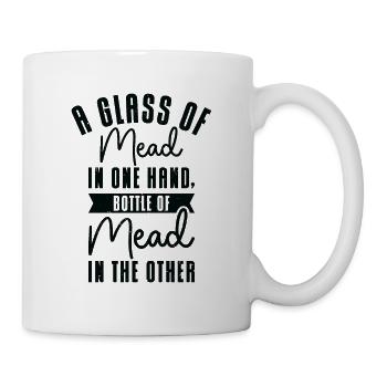 Honig Wein Met Biene Hausbrauer Viking Renaissance - Tasse - Weiß - Rechts