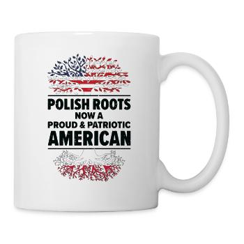 Born Polish Poland American USA Citizenship - Mug - white - Right
