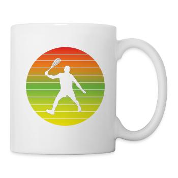 Joueur de tennis Club de tennis Raquettes de tennis - Mug blanc - blanc - Droite