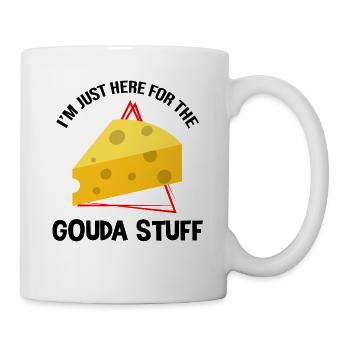 Devis fromagerie pour les amateurs de fromage Gouda et de Gouda - Mug blanc - blanc - Droite