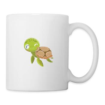 Shell oui pour tous les fans des Turtles - Mug blanc - blanc - Droite