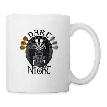 Dart Night, Dart Design, Gothic Design, mystical - Mug - white - Right