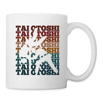 Japanischer Kampfsport Judo - Tasse - Weiß - Rechts