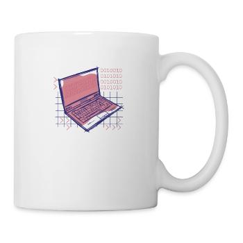 Hacker Programmeur Développeur Informatique - Mug blanc - blanc - Droite