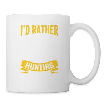 I'd rather hunt bears Cool bear hunter - Mug - white - Right