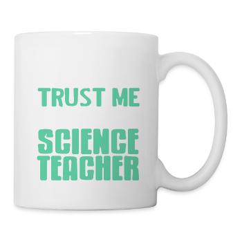Croyez-moi, je suis un professeur de sciences Professeur rétro - Mug blanc - blanc - Droite