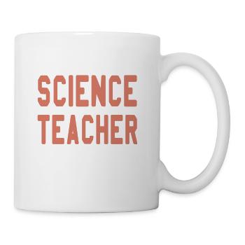 Je suis professeur de sciences Quel est votre superpouvoir? - Mug blanc - blanc - Droite