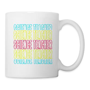 SCIENCE TEACHER Retro Vintage Teacher Designs - Mug - white - Right