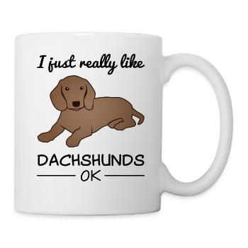 Dachshund Dog Lovers Citation Cadeau - Mug blanc - blanc - Droite
