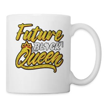 Future Black Queen Black History Month - Mug - white - Right