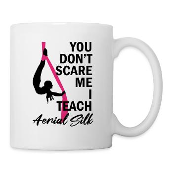 Aerial Silk Dancer for Aerial Ribbon and Aerialist - Mug - white - Right