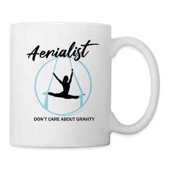 Aerial Silk Dancer for Aerial Ribbon and Aerialist - Mug - white - Right