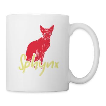Ich Liebe Mein Sphynx Kätzchen Tierbesitzer - Tasse - Weiß - Rechts