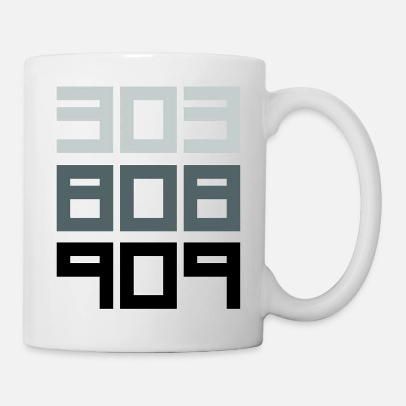 machine electronique cadeau - Mug blanc - blanc