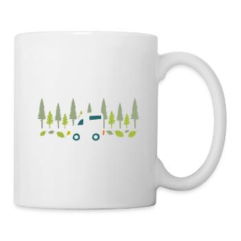 Camping Natur Road Trip Wohnmobil Busausbau - Tasse - Weiß - Rechts
