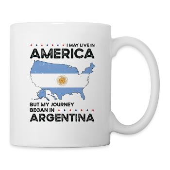 Born Argentine Argentina American USA Citizenship - Mug - white - Right