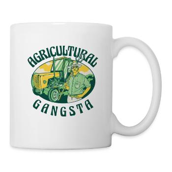 Agriculture Gangsta Jardinage Agriculteur - Mug blanc - blanc - Droite
