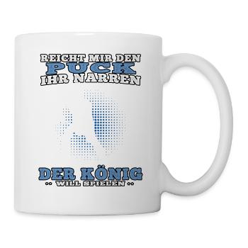 Der König Eishockey spielen Hockey junge - Tasse - Weiß - Rechts