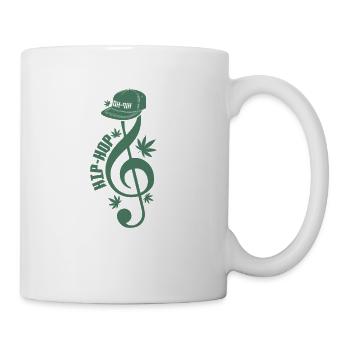 clef avec Cappi genre musical Rap - Mug blanc - blanc - Droite