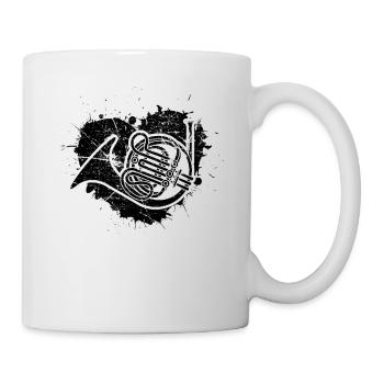 Français corniste Français corniste Français corniste - Mug blanc - blanc - Droite