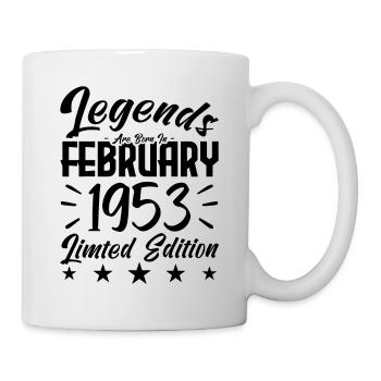 Geboren 1953. Geburtstagsgeschenk. - Tasse - Weiß - Rechts