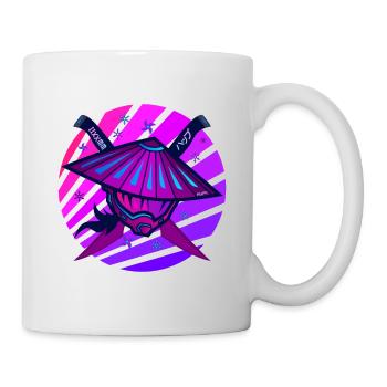 Samurai Monster Sword violet - Mug - white - Right