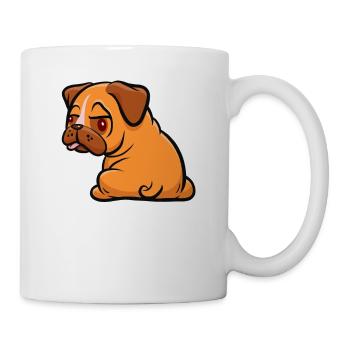 Nö, einfach Nö! - Mops - Spruch - Tasse - Weiß - Rechts