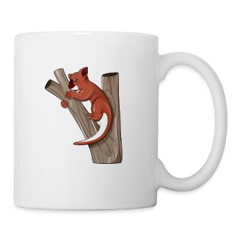 Cartoon Tree Kangaroo - Mug - white - Right