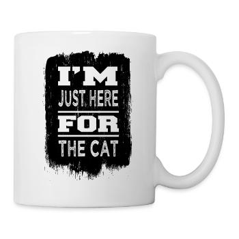 Cat Face Tshirts Cartoon Cat Avogato Love - Mug blanc - blanc - Droite