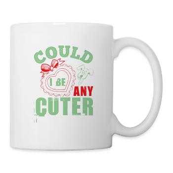 COULD I BE ANY CUTER DOG - Mug - white - Right