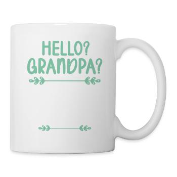 Hi Grandpa, please get me out of here - Mug - white - Right