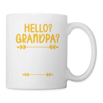 Hello Grandpa please get me out of here - Mug - white - Right