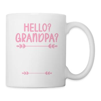Hello Grandpa please get me out of here - Mug - white - Right