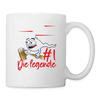 40th Birthday 40 Years Women's Men's Saying Funny - Tasse - Weiß - Rechts