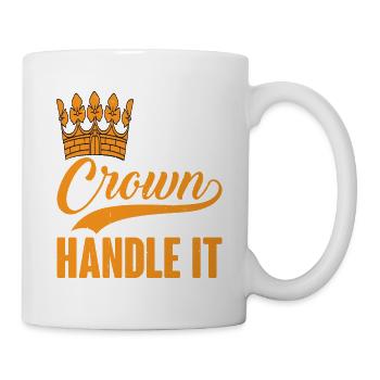 Ajustez votre couronne et manipulez-la 4 - Mug blanc - blanc - Droite