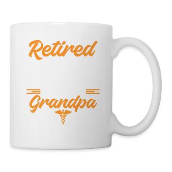 Retired Orthopedic Surgeon Full Time Grandpa - Mug blanc - blanc - Droite