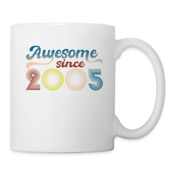 Fantastic since 2005 retro 18th Bitrthday - Mug - white - Right