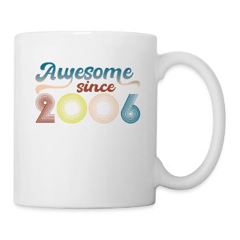 Fantastic since 2006 retro 17th Bitrthday - Mug - white - Right