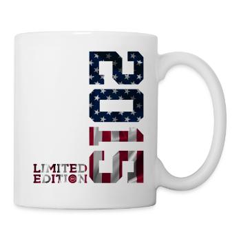 ÉDITION LIMITÉE 2015 USA 11E ANNIVERSAIRE - Mug blanc - blanc - Droite