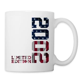 ÉDITION LIMITÉE 24E ANNIVERSAIRE USA 2002 - Mug blanc - blanc - Droite