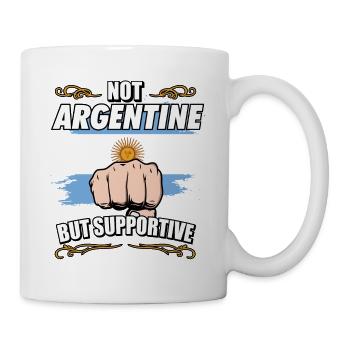 Not Argentine But Supportive Travel Tourist - Mug - white - Right