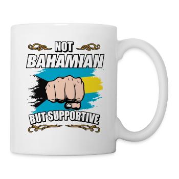 Not Bahamian But Supportive Travel Tourist - Mug - white - Right