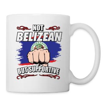 Pas bélizien mais touristique de voyage de soutien - Mug blanc - blanc - Droite