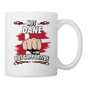 Pas Danois mais Danois de voyage de soutien - Mug blanc - blanc - Droite