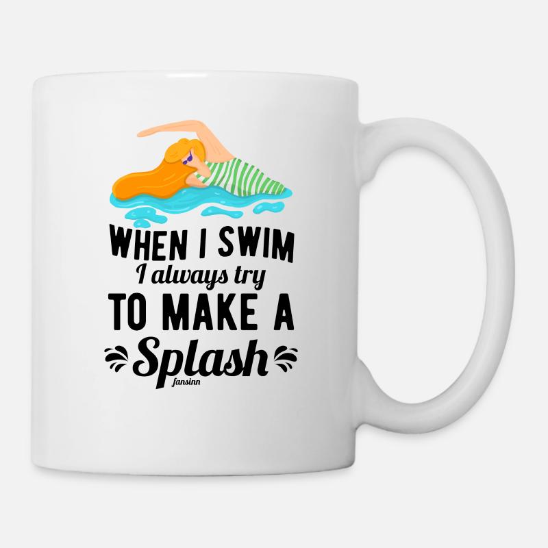 swim - Mug - white