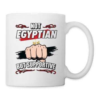 Pas égyptien mais touristique de soutien - Mug blanc - blanc - Droite