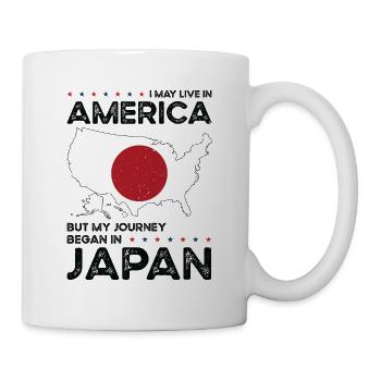 Né japonais Japonais Américain USA - Mug blanc - blanc - Droite