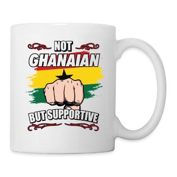 Pas ghanéen, mais un touriste de voyage solidaire - Mug blanc - blanc - Droite