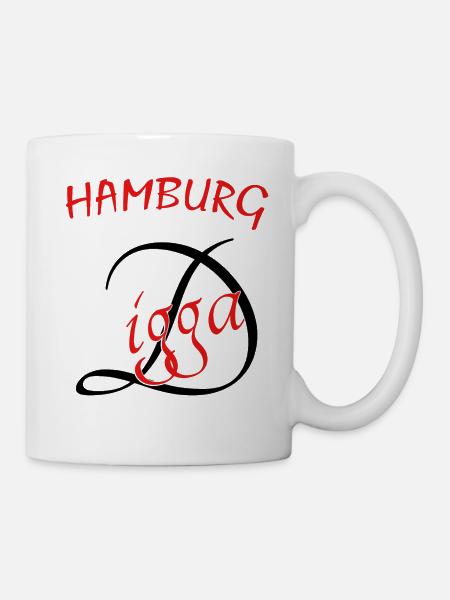 Hamburg Digga - Tasse - Weiß